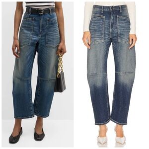 Nili Lotan Mid Blue Ankle Jeans